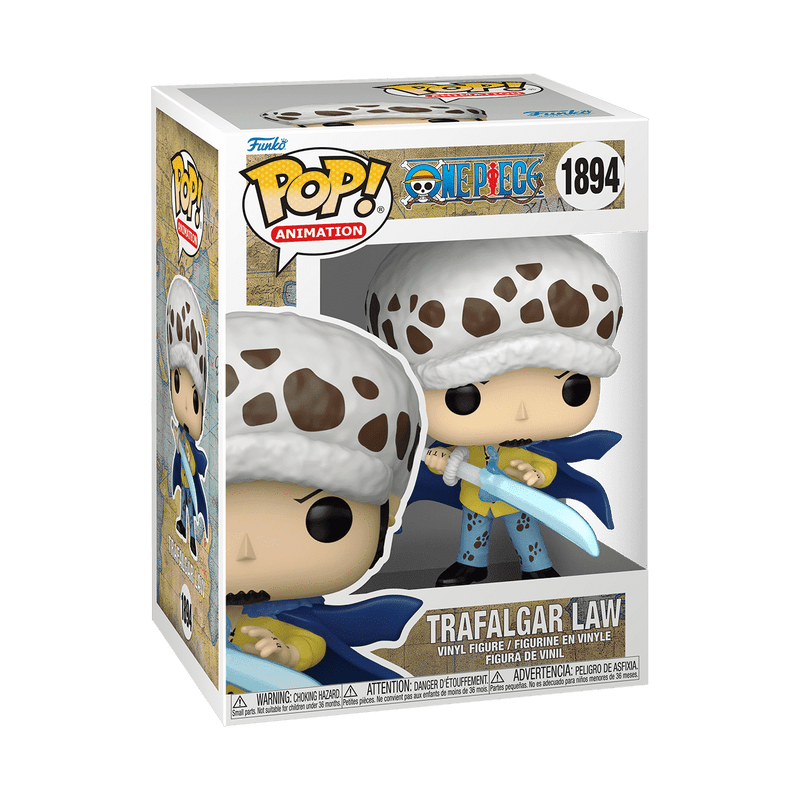 FUNKO POP ANIMATION: ONE PIECE - LAW W/BLUE ANESTHESIA 889698838092