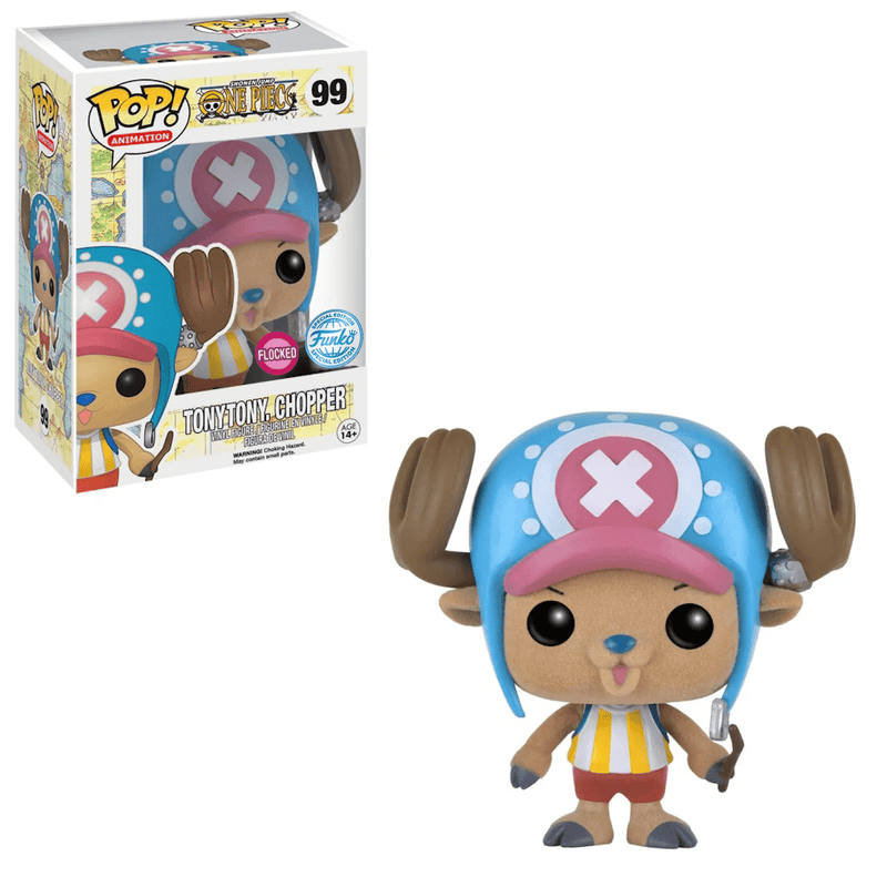 FUNKO POP ANIMATION: ONE PIECE - TONY TONY CHOPPER (FLOCKED)(SP) 889698104258