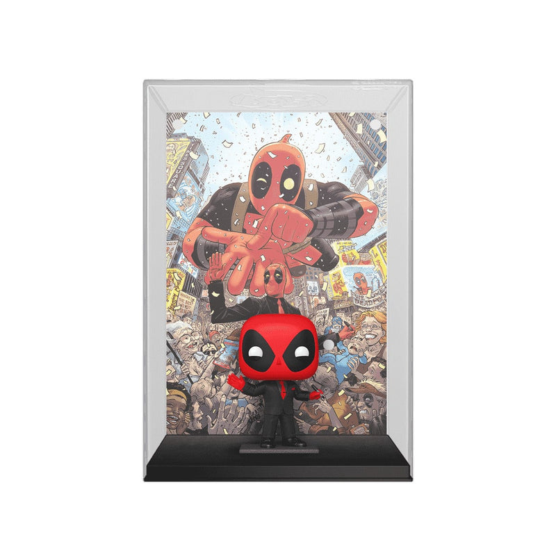 FUNKO POP COMIC COVER: MARVEL - DEADPOOL IN BLACK SUIT 889698760850