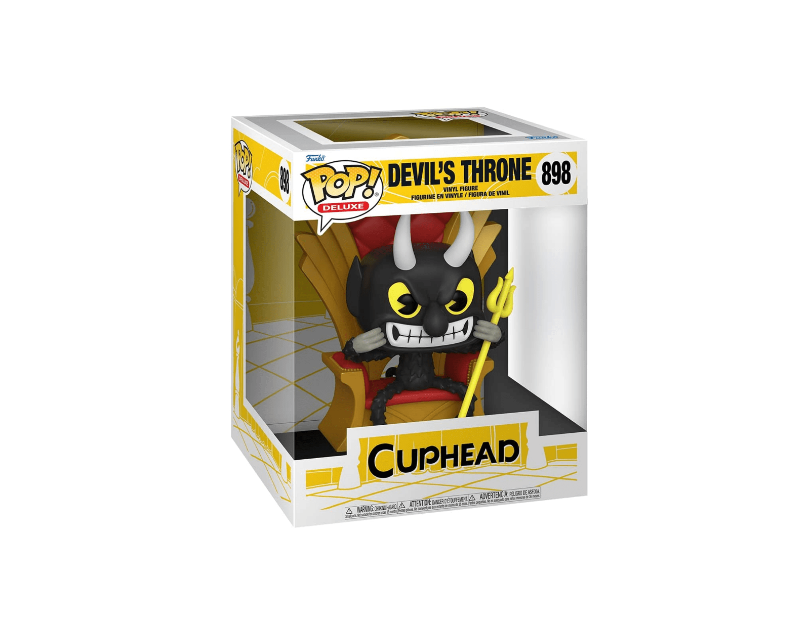 FUNKO POP DELUXE: CUPHEAD S3 - DEVIL IN CHAIR 889698614160