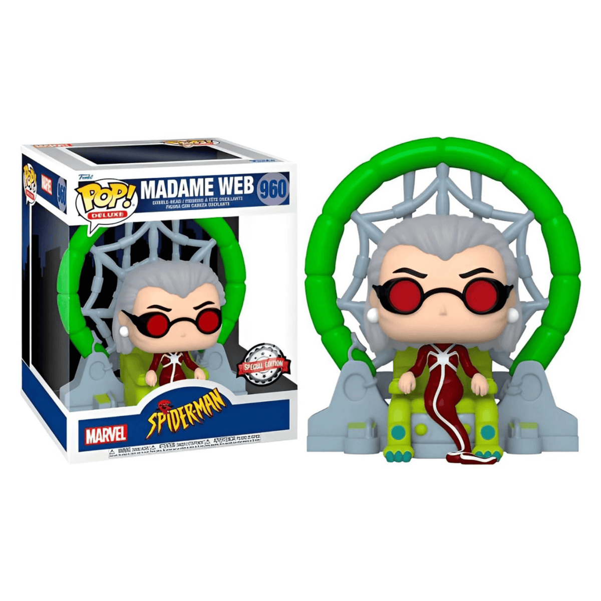FUNKO POP DELUXE: MARVEL SPIDER-MAN - MADAME WEB 6" 889698588690