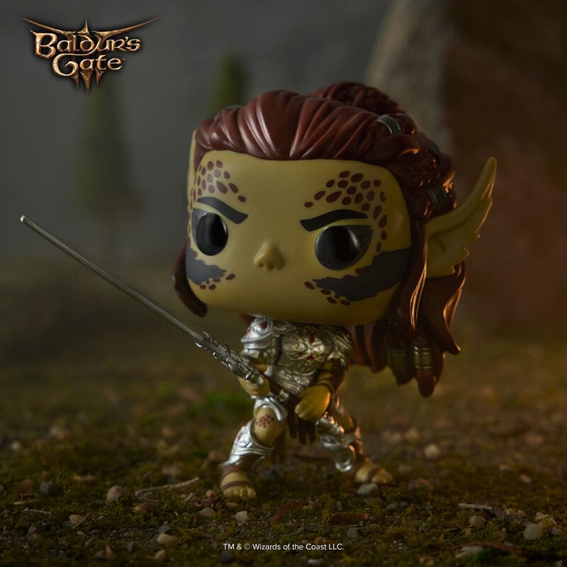 FUNKO POP GAMES: BALDUR'S GATE 3 - LAE'ZEL W/SWORD 889698883481