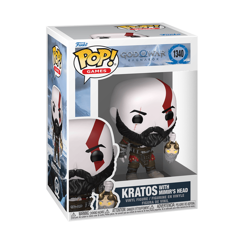 FUNKO POP GAMES: GOD OF WAR - KRATOS W/MIMIR´S HEAD 889698937429
