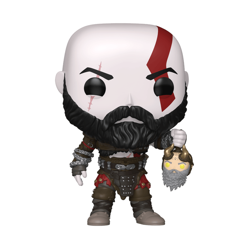 FUNKO POP GAMES: GOD OF WAR - KRATOS W/MIMIR´S HEAD 889698937429