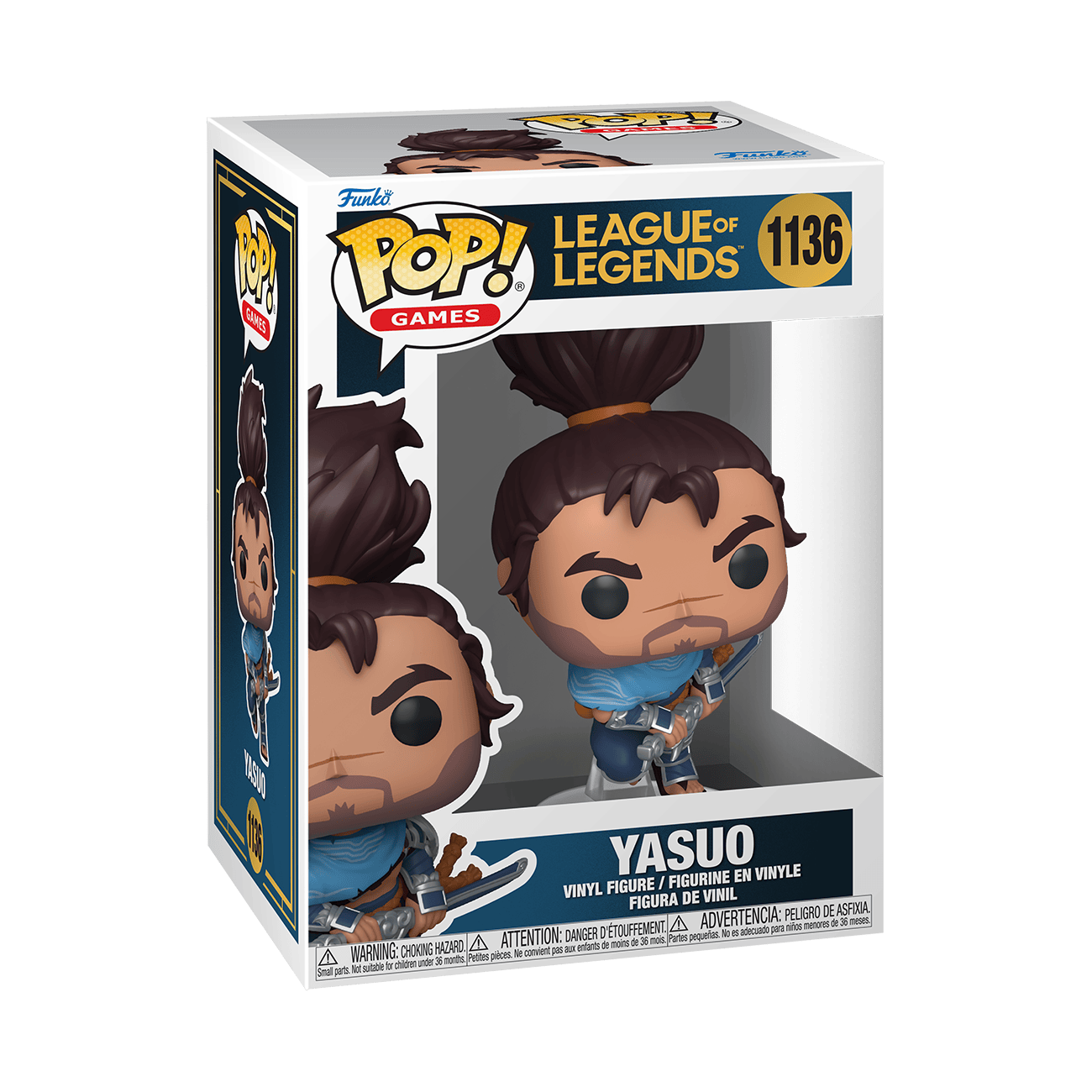 FUNKO POP GAMES: LEAGUE OF LEGENDS - YASUO 889698861120