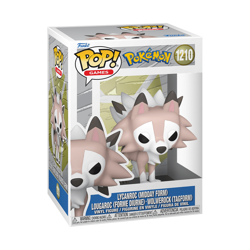FUNKO POP GAMES: POKEMON - LYCANROC (MIDDAY) 889698924108