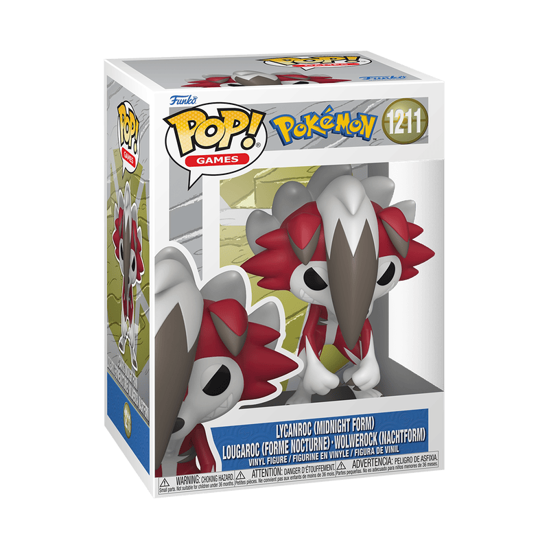 FUNKO POP GAMES: POKEMON - LYCANROC (MIDNIGHT) 889698924115