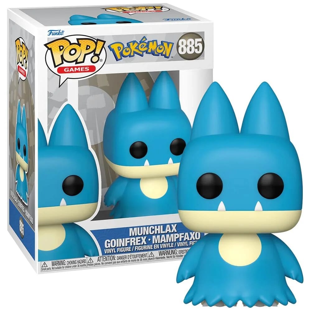 FUNKO POP GAMES: POKEMON - MUNCHLAX (EMEA) 889698690775