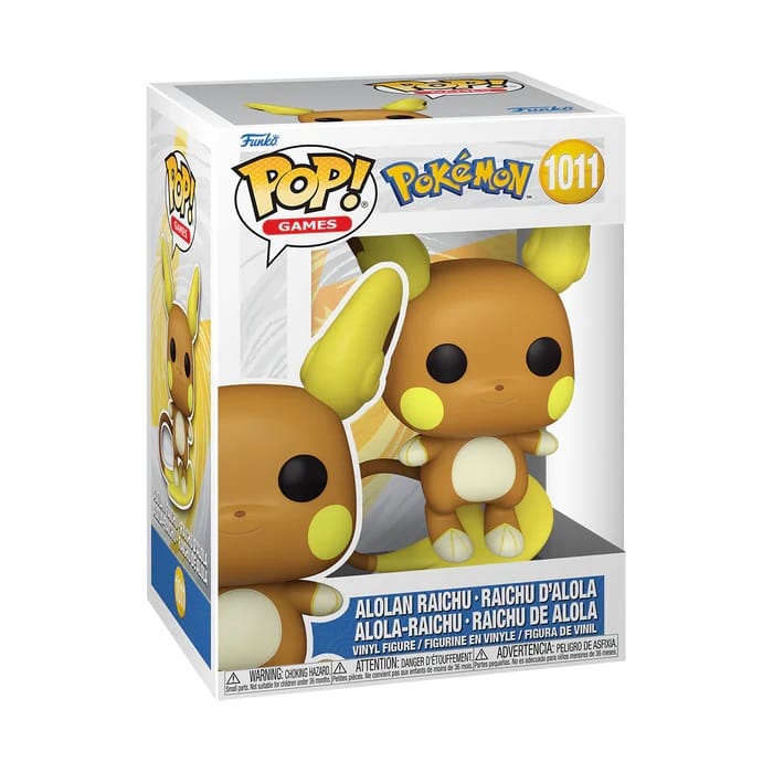 FUNKO POP GAMES: POKEMON - RAICHU (ALOLAN) (EMEA) 889698858007