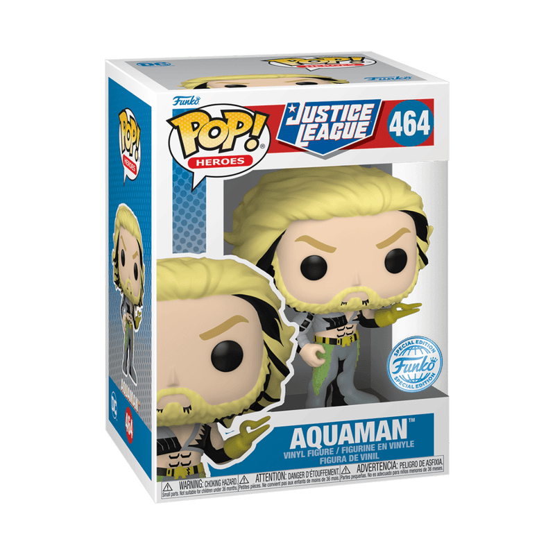 FUNKO POP HEROES: JUSTICE LEAGUE - AQUAMAN (SP) 889698666183