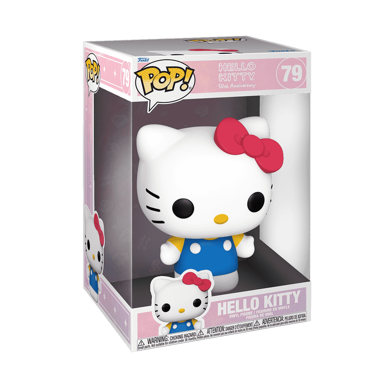 FUNKO POP JUMBO: HELLO KITTY - HELLO KITTY 50TH ANNIVERSARY 889698760881