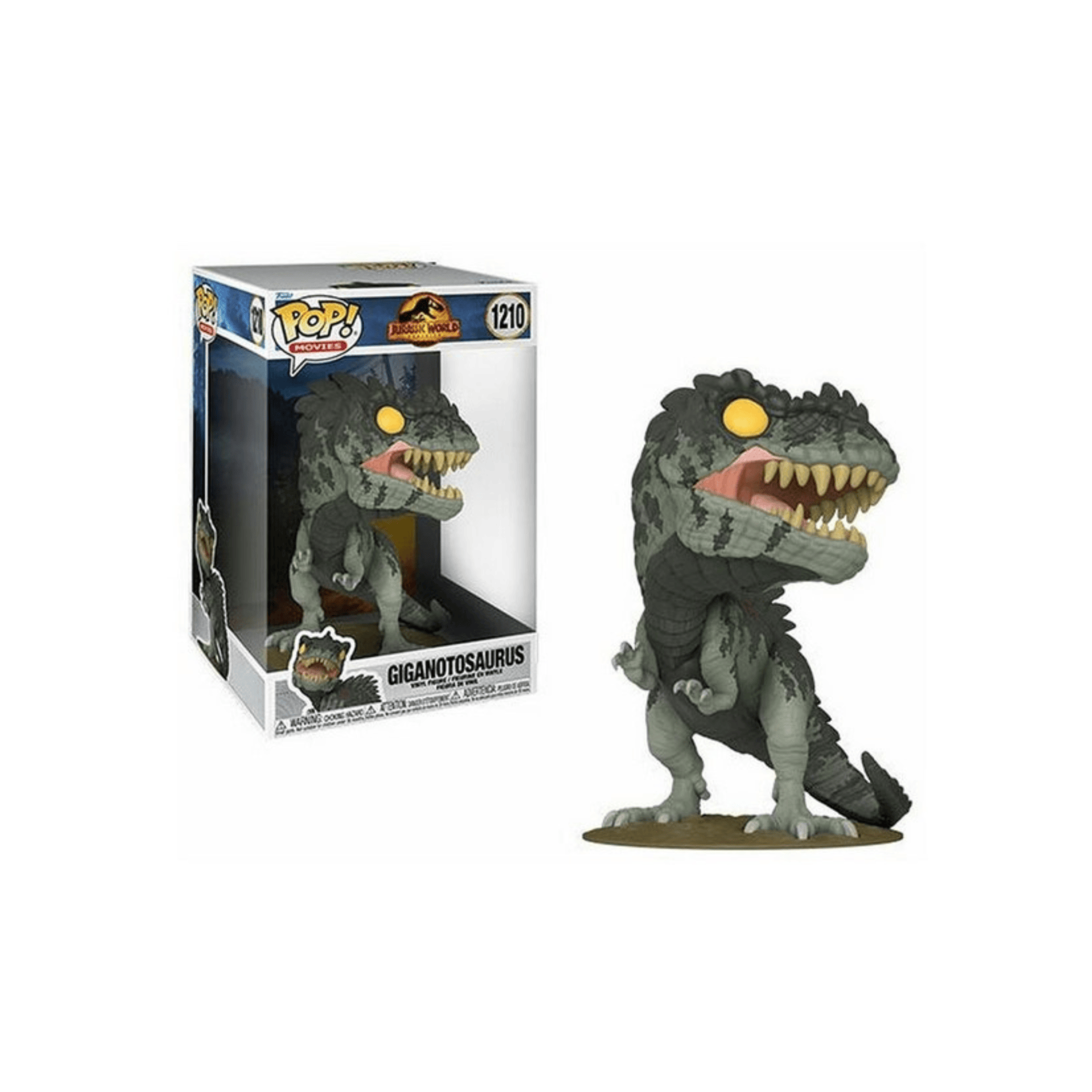 FUNKO POP JUMBO: JURASSIC WORLD 3 - GIGANOTOSAURUS 889698553780