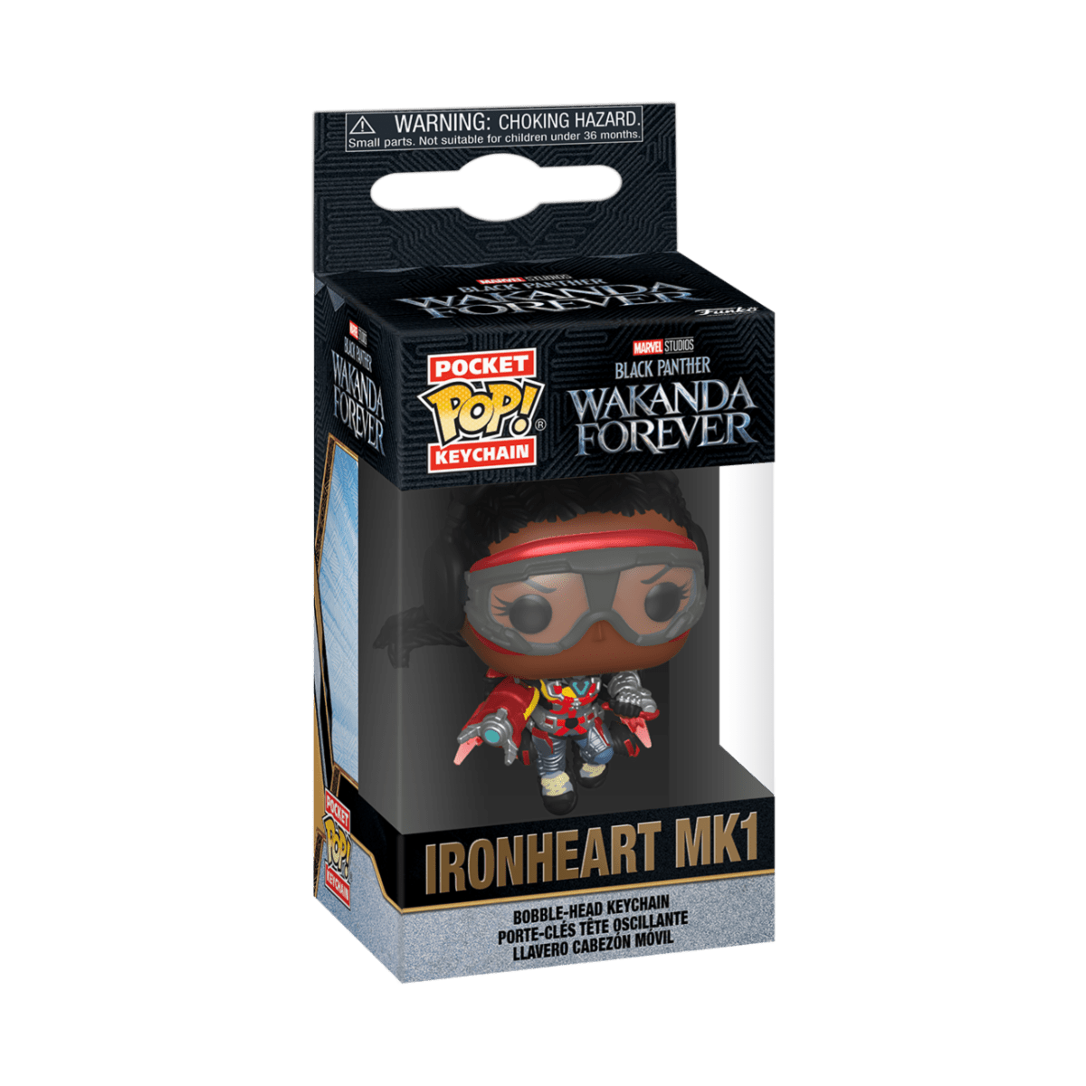 FUNKO POP KEYCHAIN: BPWF - IRONHEART MK 1 889698639354