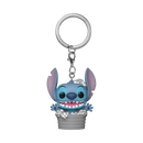 FUNKO POP KEYCHAIN: DISNEY- STITCH IN BATHTUB 889698688895