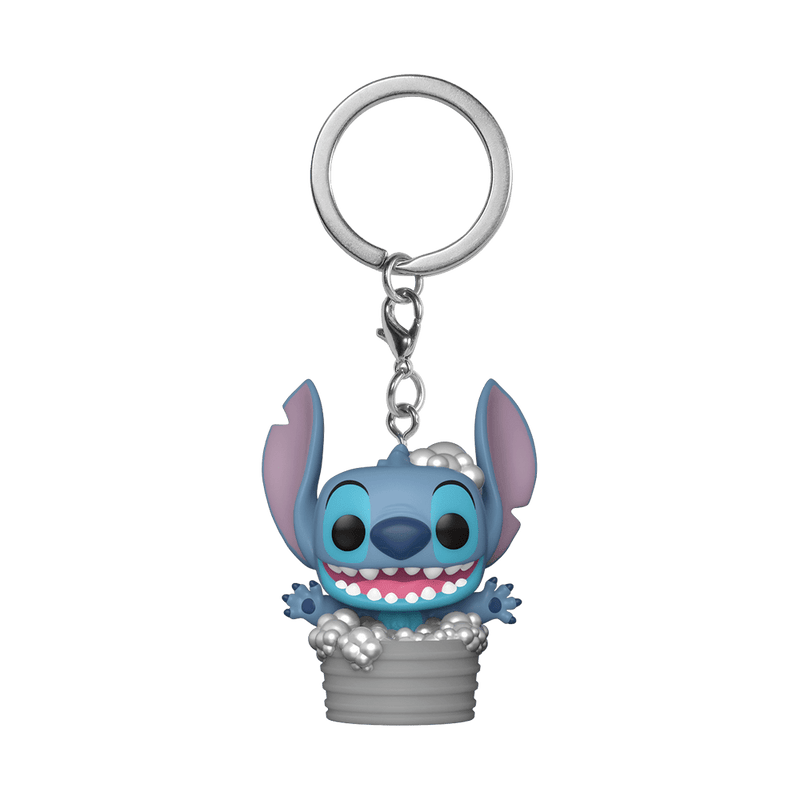 FUNKO POP KEYCHAIN: DISNEY- STITCH IN BATHTUB 889698688895