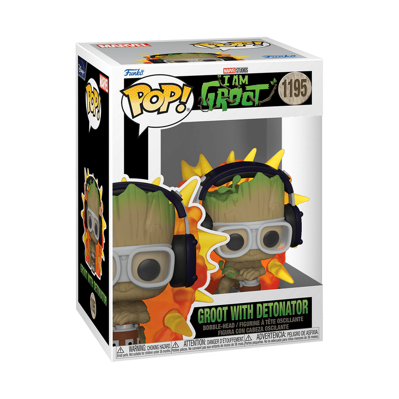 FUNKO POP MARVEL: I AM GROOT - GROOT W/ DETONATOR 889698706537