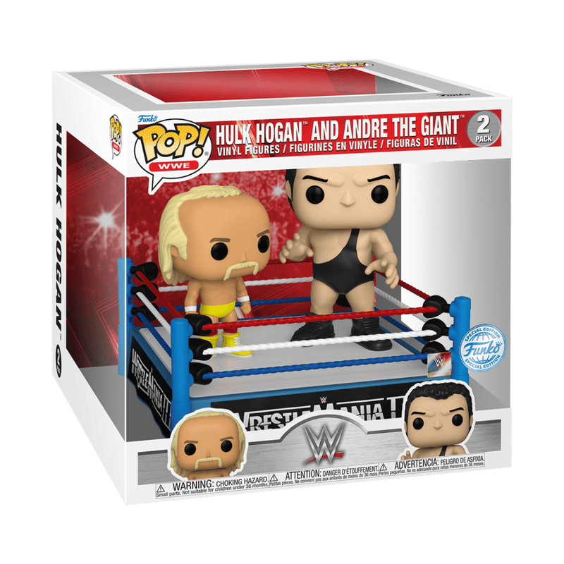 FUNKO POP MOMENT: WWE - HULK VS ANDRE THE GIANT (SP) 889698692489