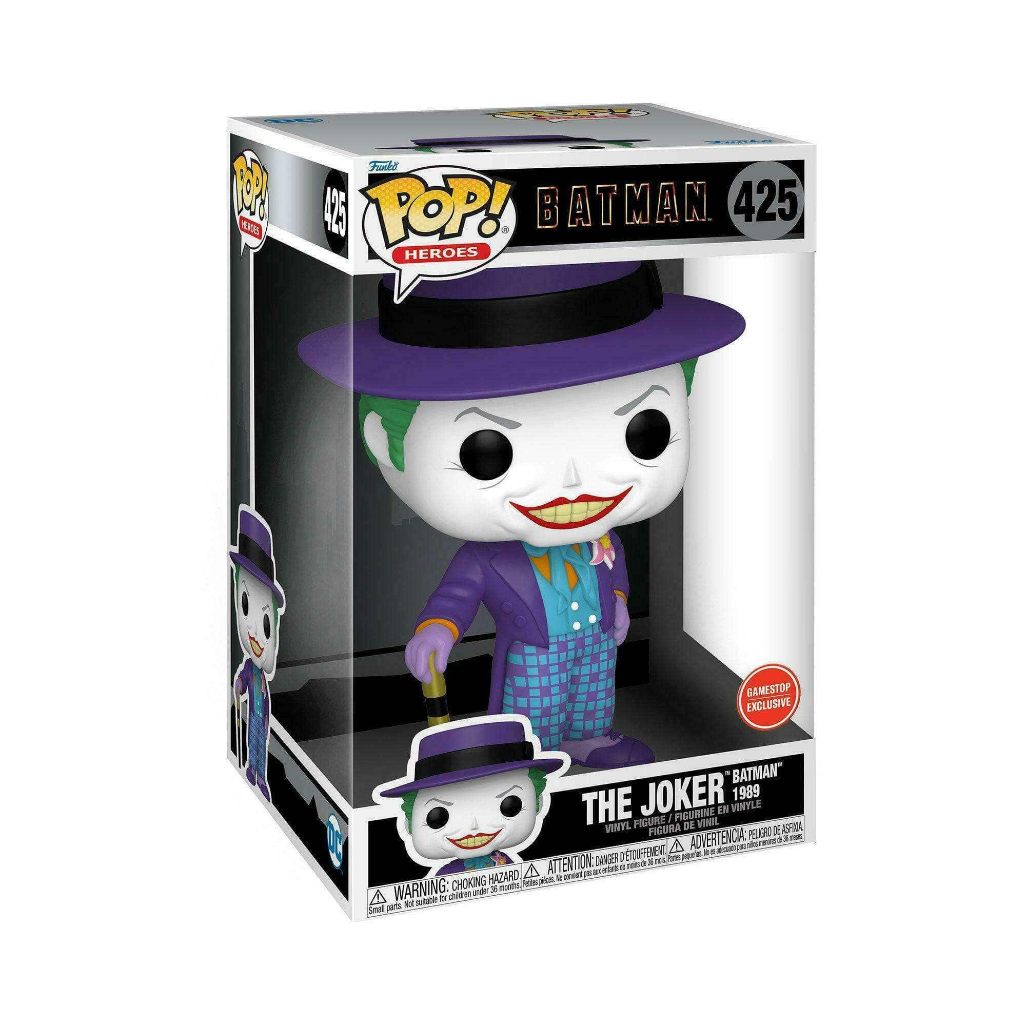 FUNKO POP MOVIES: BATMAN - THE JOKER 10" (EXC) 889698588324