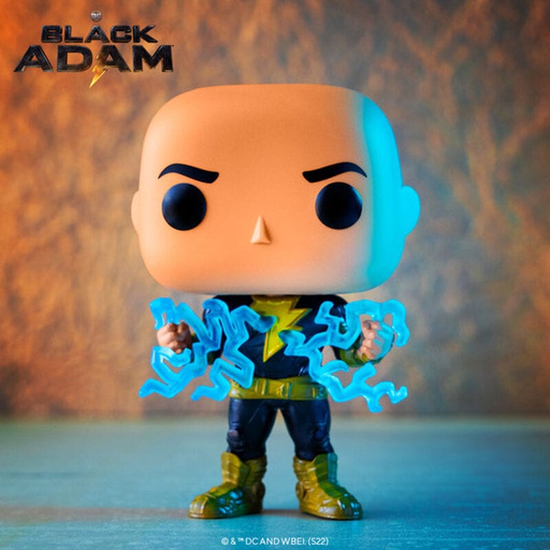 FUNKO POP MOVIES: BLACK ADAM - BLACK ADAM W/GLOW CHASE 889698641890