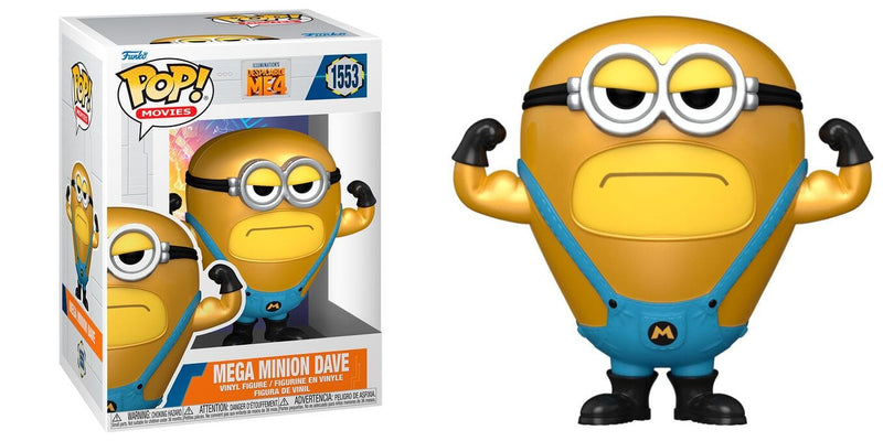 FUNKO POP MOVIES: DESPICABLE ME 4 – MEGA MINION DAVE 889698760492