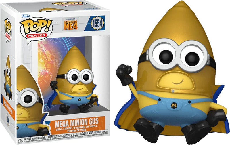 FUNKO POP MOVIES: DESPICABLE ME 4 – MEGA MINION GUS 889698760508