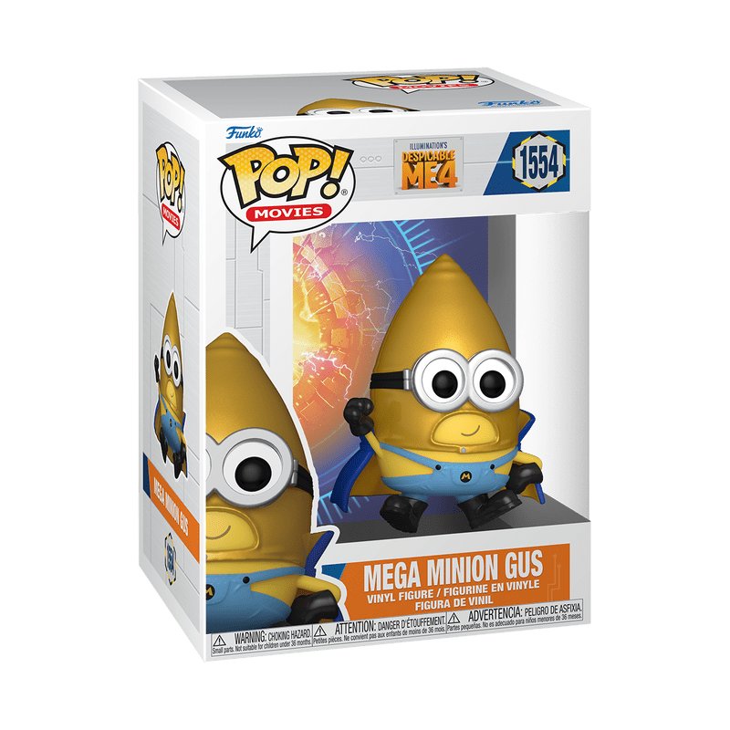 FUNKO POP MOVIES: DESPICABLE ME 4 – MEGA MINION GUS 889698760508