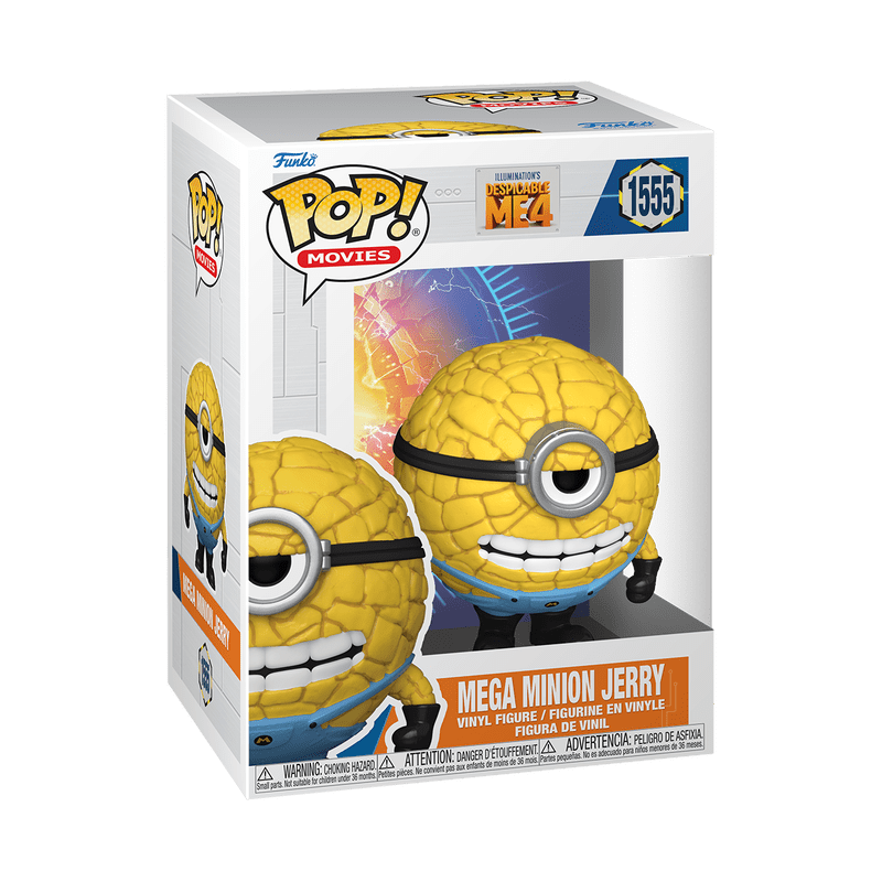 FUNKO POP MOVIES: DESPICABLE ME 4 – MEGA MINION JERRY 889698760515
