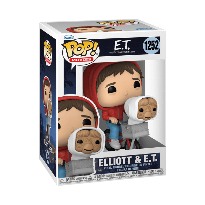 FUNKO POP MOVIES: E.T. - ELLIOTT W/ET IN BIKE BASKET 889698507684