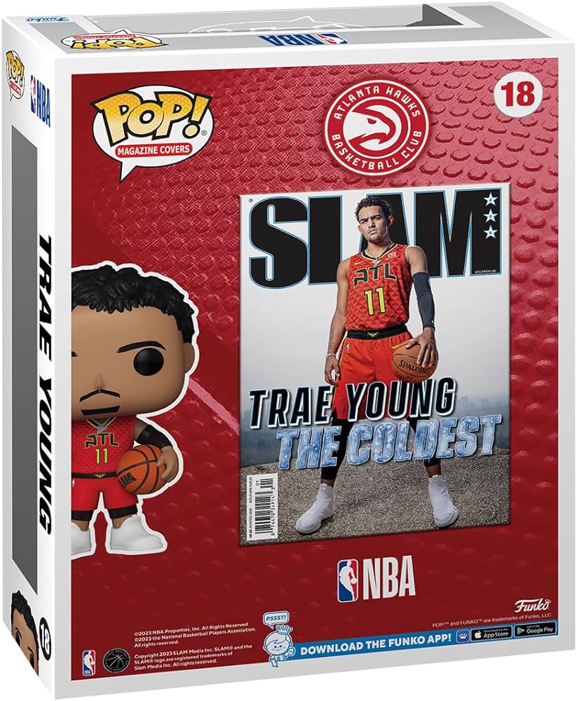 FUNKO POP NBA COVER: SLAM - TRAE YOUNG - POŠKODOVANA EMBALAŽA 3200000004627