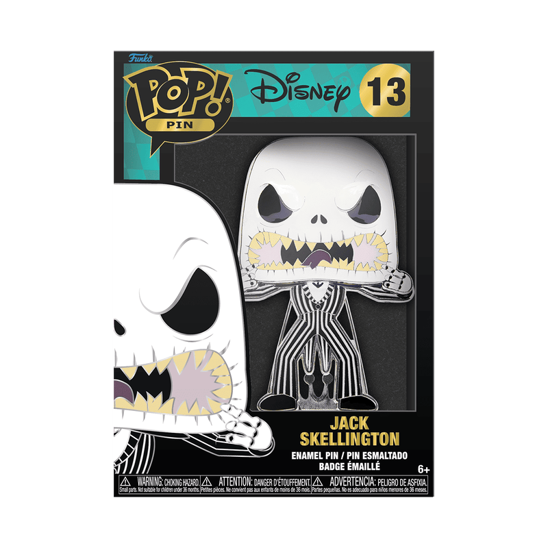 FUNKO POP PIN: DISNEY - NIGHTMARE BEFORE CHRISTMAS - JACK SKELLINGTON 671803418691