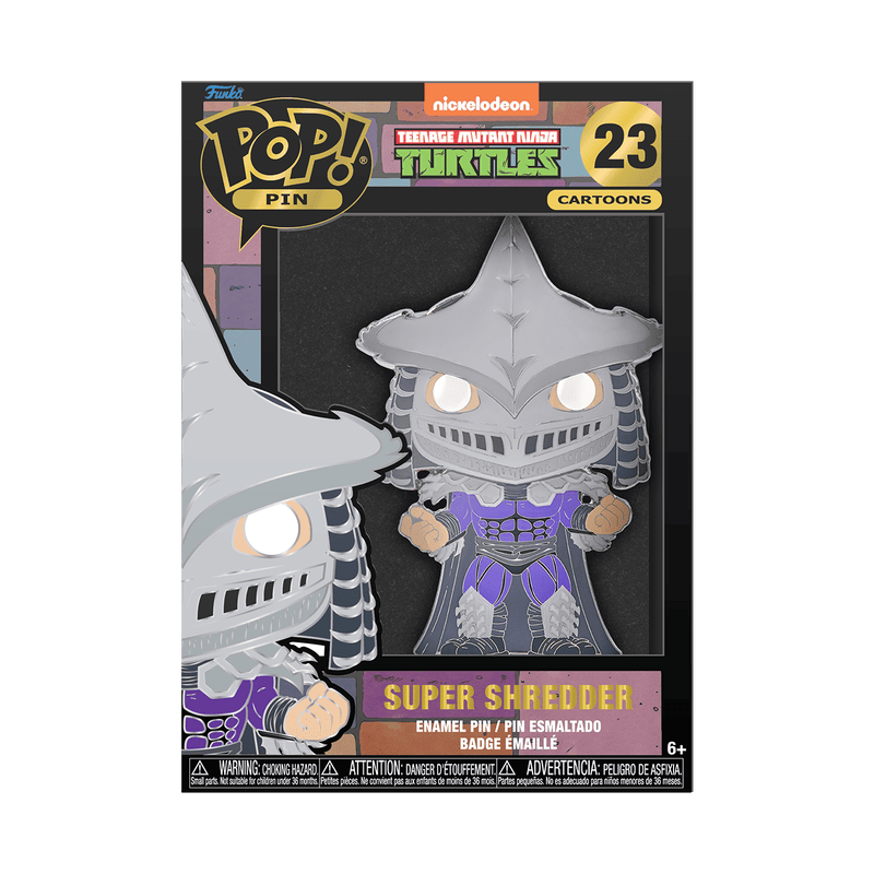 FUNKO POP PIN: TEENAGE MUTANT NINJA TURTLES - SUPER SHREDDER 671803417588