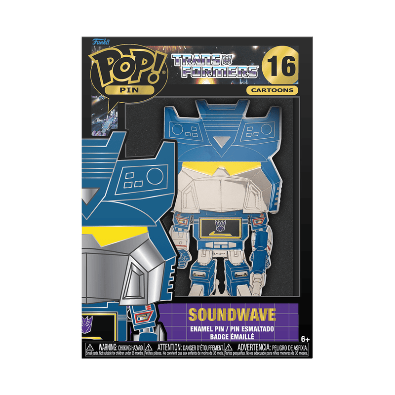 FUNKO POP PIN: TRANSFORMERS - SOUNDWAVE 671803409491