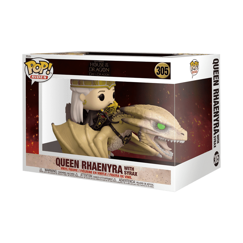 FUNKO POP RIDES DELUXE: HOUSE OF THE DRAGON - RHAENYRA W/ SYRAX 889698764902