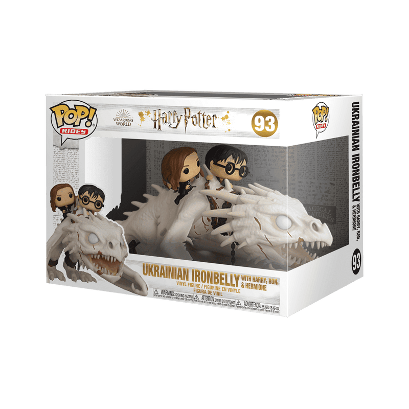 FUNKO POP RIDES: HARRY POTTER - DRAGON W/ HARRY. RON. & HERMIONE 889698508155