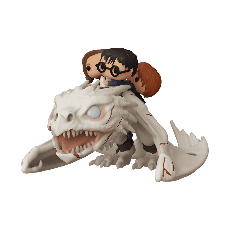 FUNKO POP RIDES: HARRY POTTER - DRAGON W/ HARRY. RON. & HERMIONE 889698508155