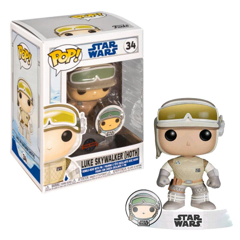 FUNKO POP STAR WARS: LUKE SKYWALKER (HOTH) W/PIN 889698554831
