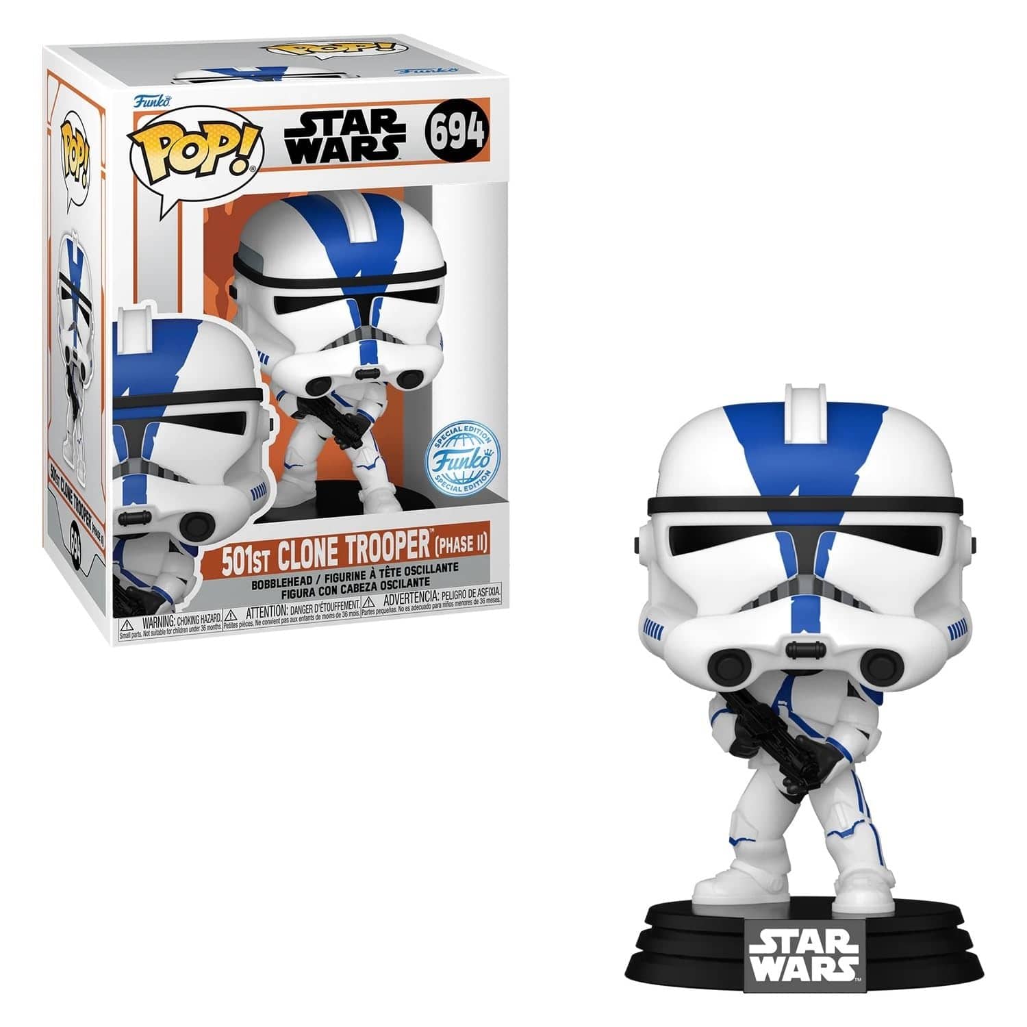 FUNKO POP STAR WARS: MANDALORIAN - 501ST LEGION TROOPER 889698766821