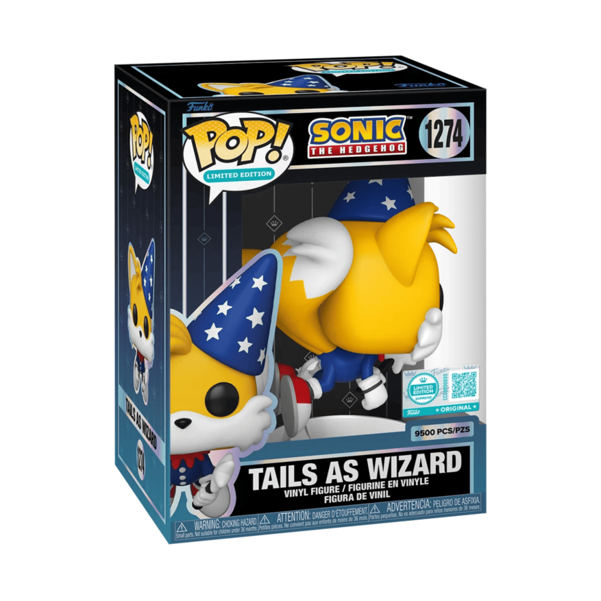 FUNKO POP SUPREME LE: SONIC - TAILS WIZARD 889698936453