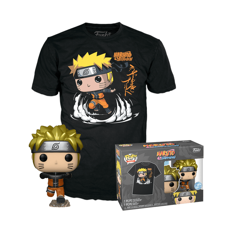 FUNKO POP & TEE: NARUTO - NARUTO RUN(MT) - POŠKODOVANA EMBALAŽA 3200000003026