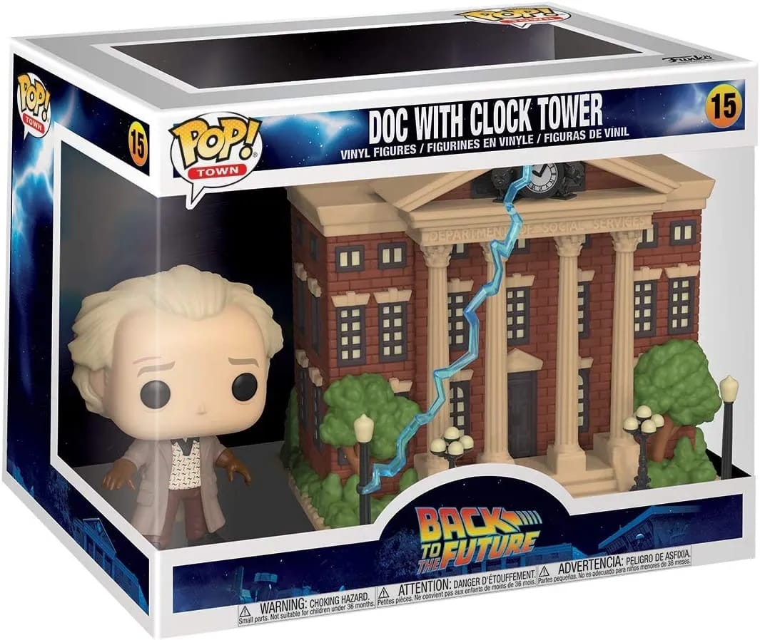 FUNKO POP TOWN: BTTF- DOC W/ CLOCK TOWER 889698469104