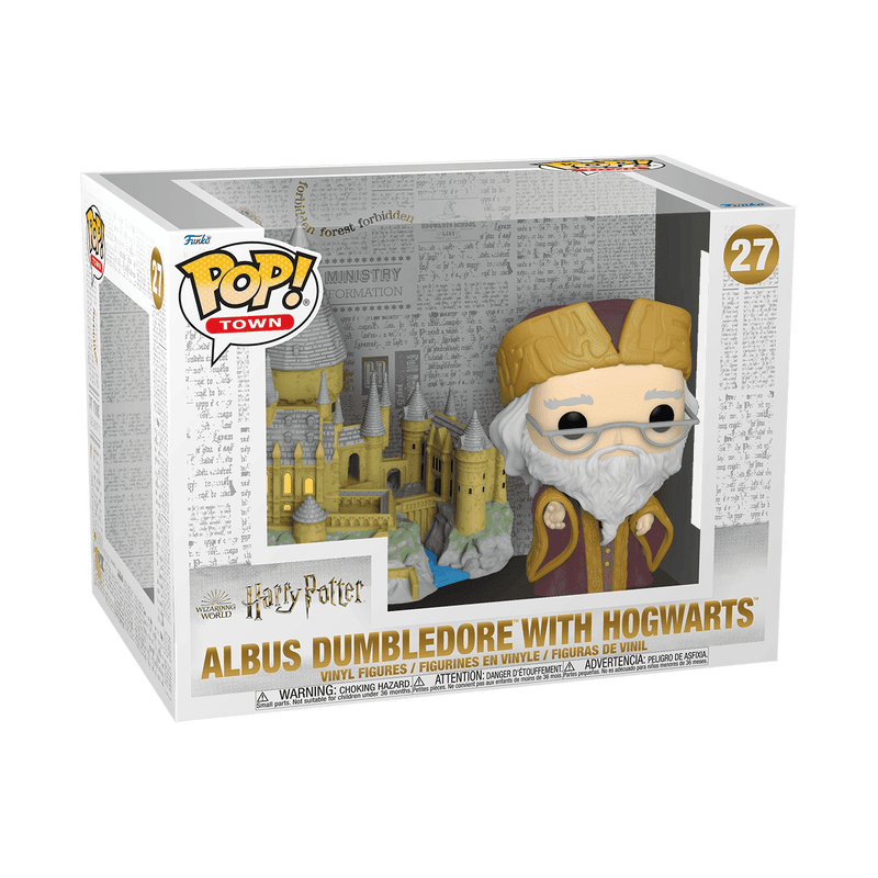 FUNKO POP TOWN: HP ANNIVERSARY - DUMBLEDORE W/HOGWARTS 889698573696