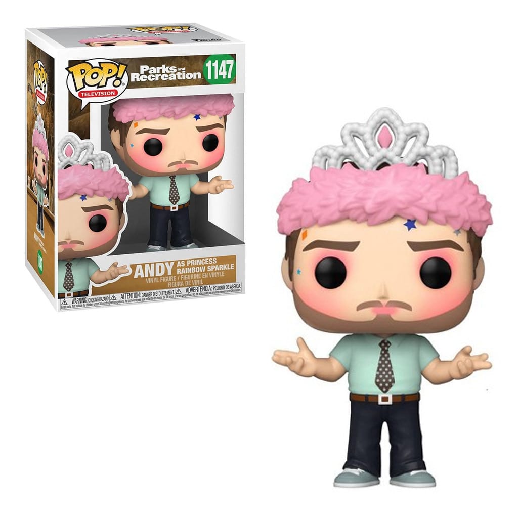 FUNKO POP TV: PARKS & REC - ANDY AS PRINCESS RAINBOW SPARKLE 889698561662