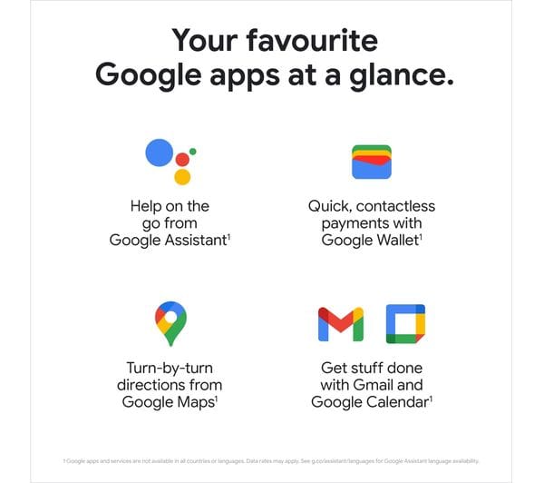 GOOGLE Pixel Watch WiFi with Google Assistant - Silver/Charcoal 840244600372