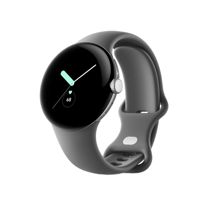 GOOGLE Pixel Watch WiFi with Google Assistant - Silver/Charcoal 840244600372