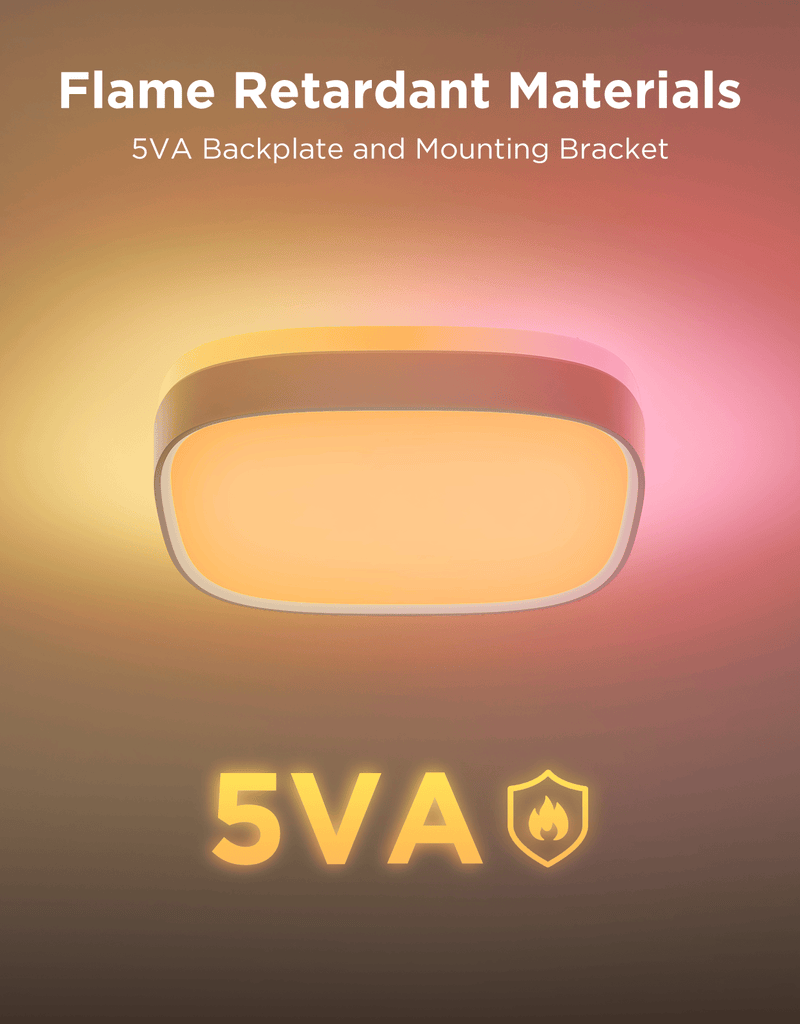 GOVEE 12INCH RGBWW + RGBIC pametna kvadratna stropna svetilka 6974316995876