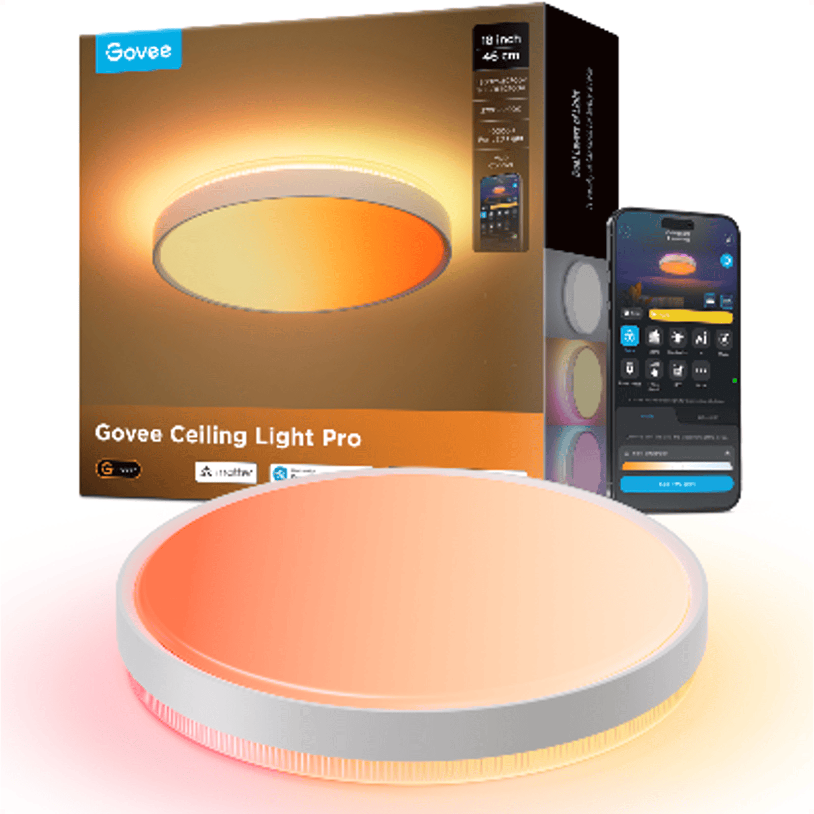 GOVEE 18INCH CEILING LIGHT PRO 46cm 6974316992196