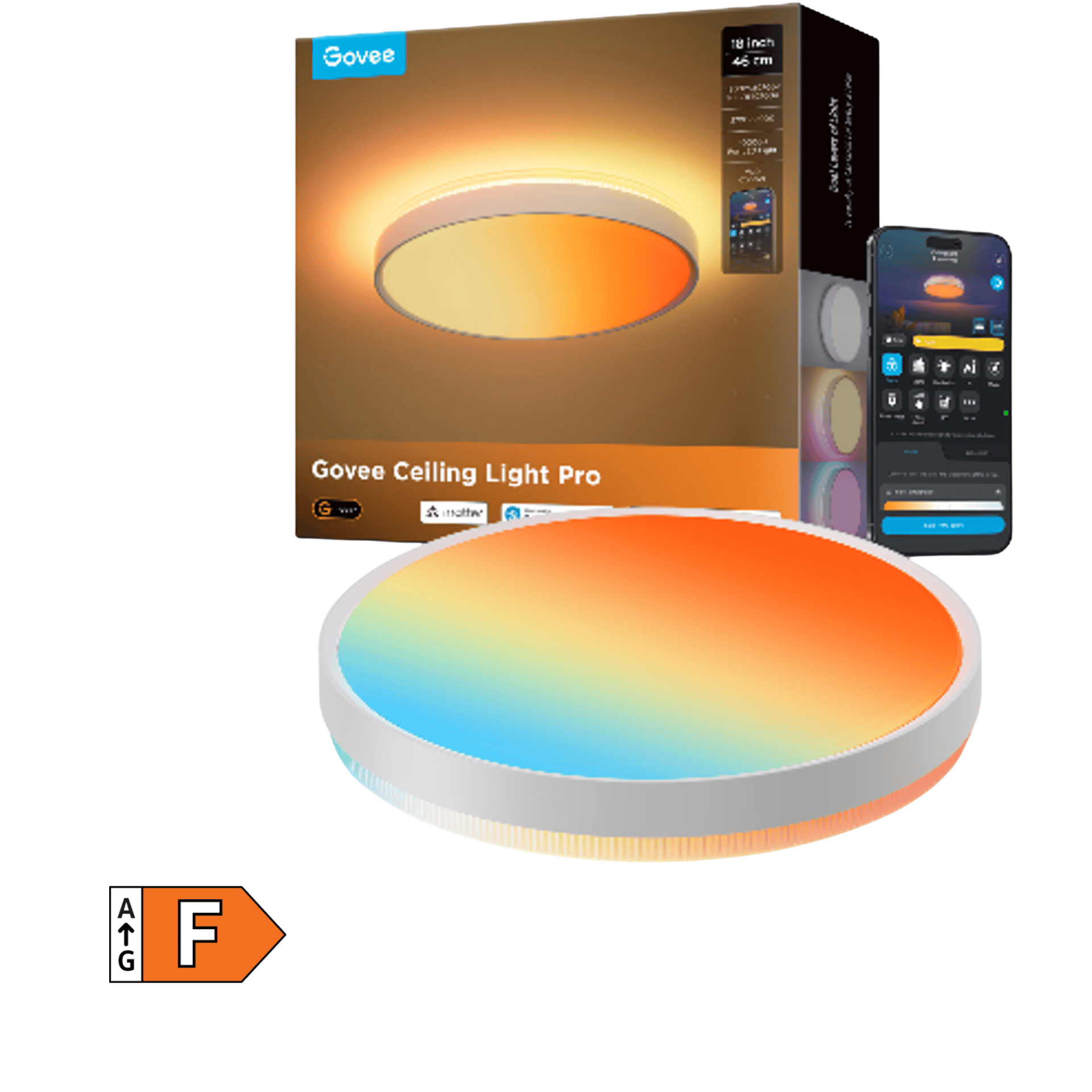GOVEE 18INCH CEILING LIGHT PRO 46cm 6974316992196
