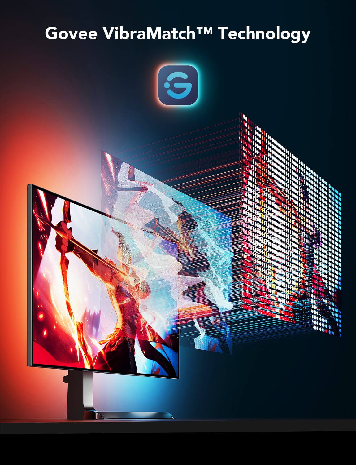 GOVEE Gaming Light Strip G1 27-34 – POŠKODOVANA EMBALAŽA 3200000006126