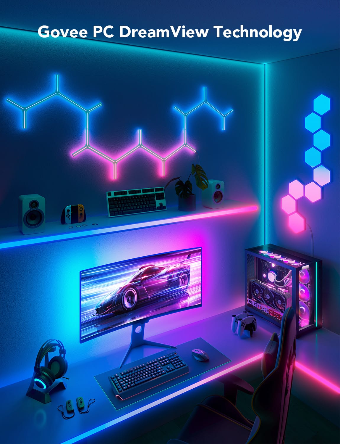GOVEE Gaming Light Strip G1 27-34 – POŠKODOVANA EMBALAŽA 3200000006126