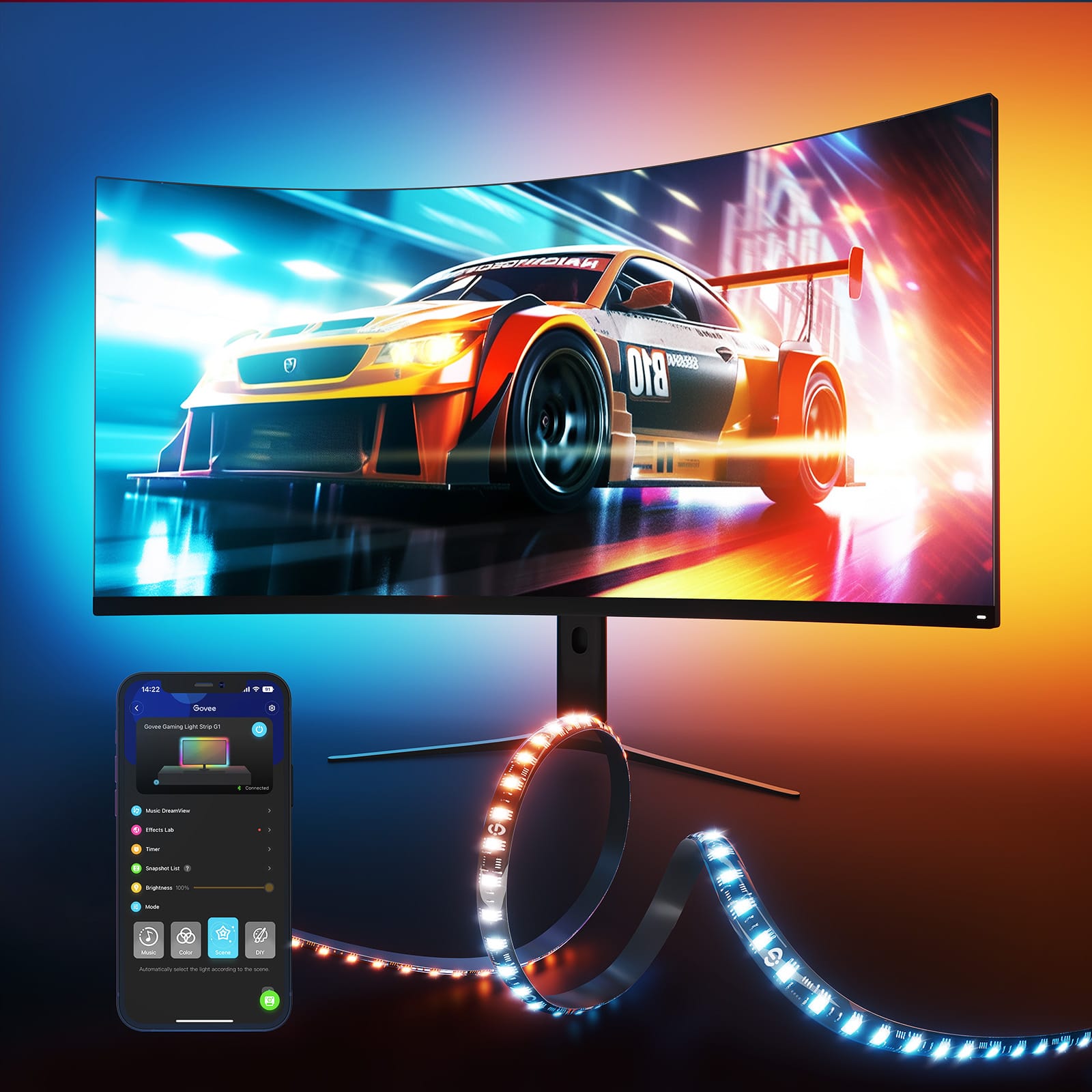 GOVEE Gaming Light Strip G1 27-34 – POŠKODOVANA EMBALAŽA 3200000006126